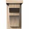 Ekena Millwork Monterey Smooth Corbel w/Backplate, Douglas Fir, 5 1/2"W x 10"D x 10"H COR06X10X10MON01SDF - alternate 4